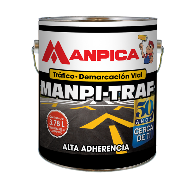 PINTURA PARA TRAFICO MANPI-TRAF BLANCO GALÓN MANPICA (CON PERLA)
